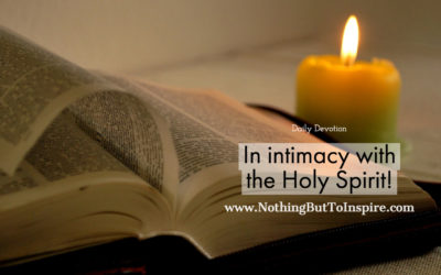 In intimacy with the Holy Spirit!