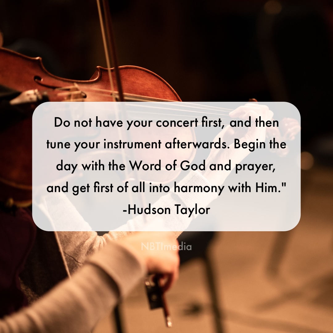 Begin the day with GOD!