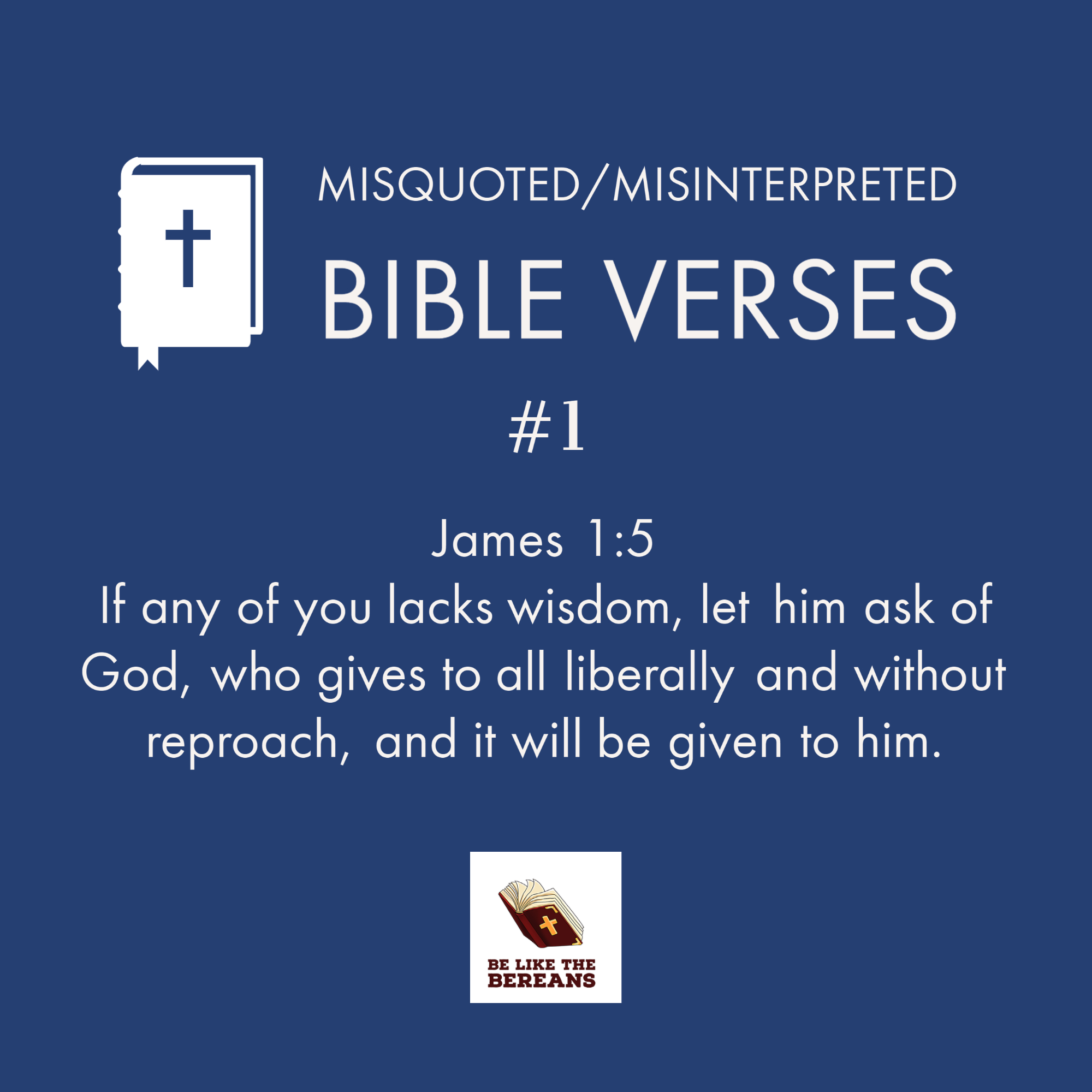#1: James 1:5