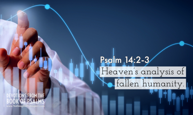 Psalm 14:2-3 | Heaven’s analysis of fallen humanity.