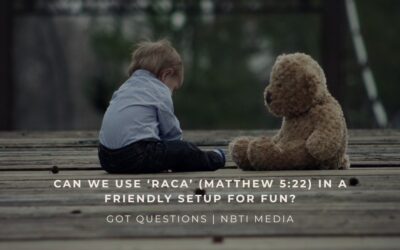 Can we use ‘Raca’ (Matthew 5:22) in a friendly setup for fun?