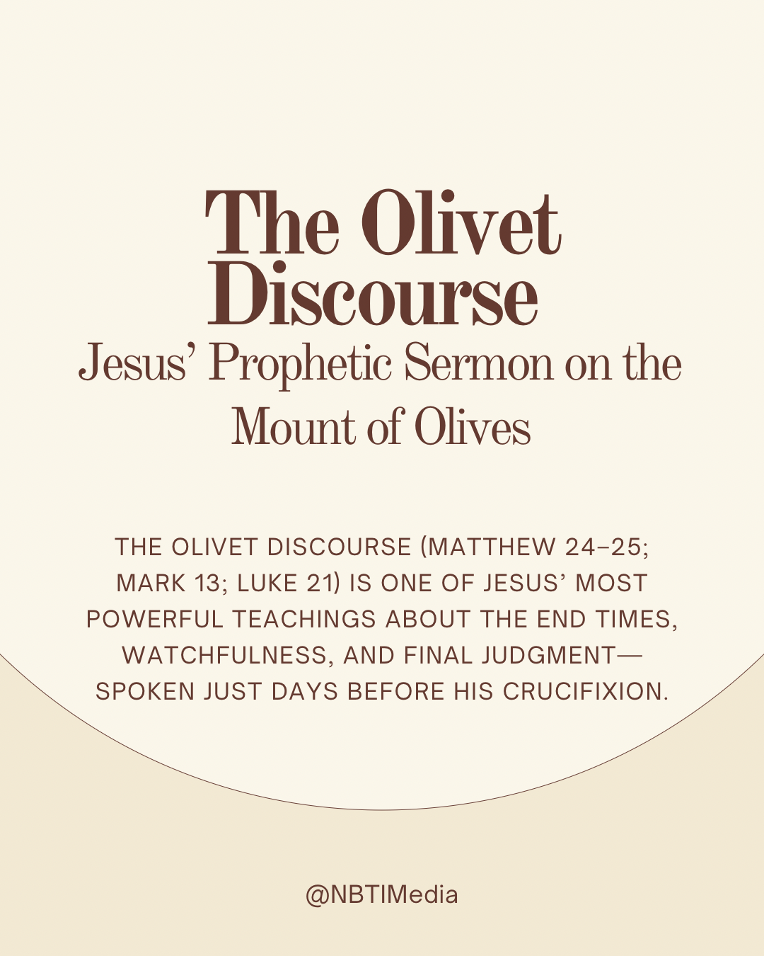 The Olivet Discourse