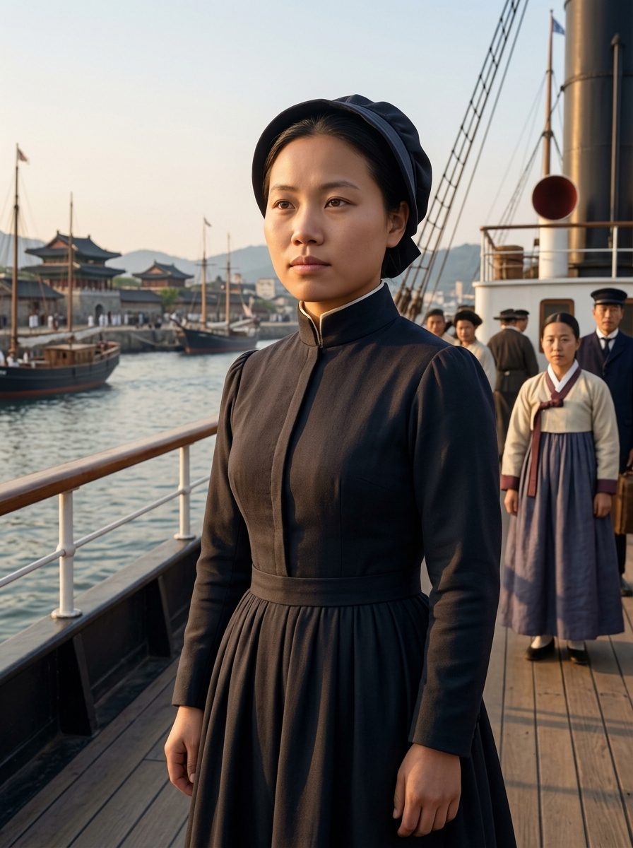 Dora Yu - Historical missionary portrait restored and colorized by NBTI Media