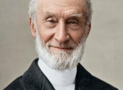 George Muller - Historical missionary portrait restored and colorized by NBTI Media