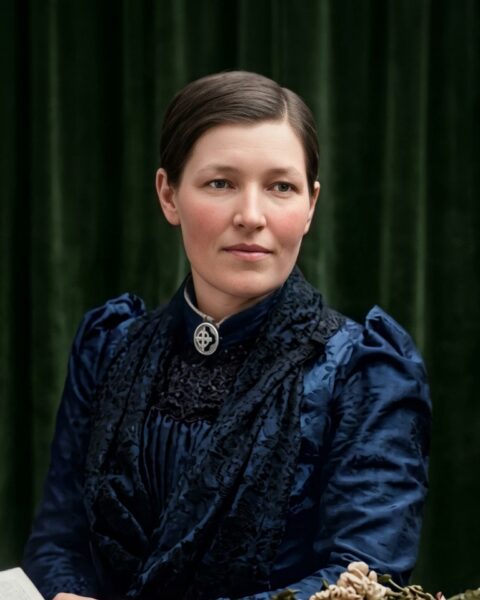 Mary Slessor - Historical missionary portrait restored and colorized by NBTI Media