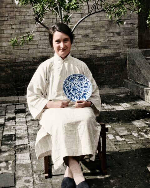 Gladys Aylward - Historical missionary portrait restored and colorized by NBTI Media