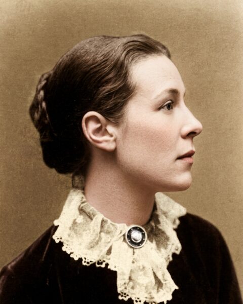 Lilias Trotter - Historical missionary portrait restored and colorized by NBTI Media